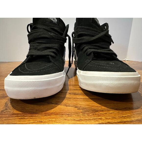 Vans BMX SK8-Hi PopCush Suede Sneakers Men\'s 6.5 Black White Skate Shoes main image 10